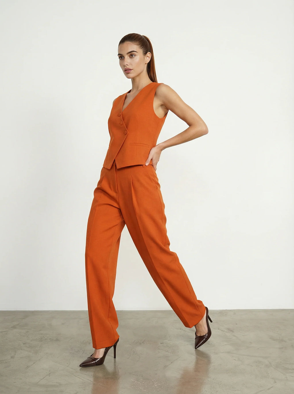 Combed Flannel Trousers